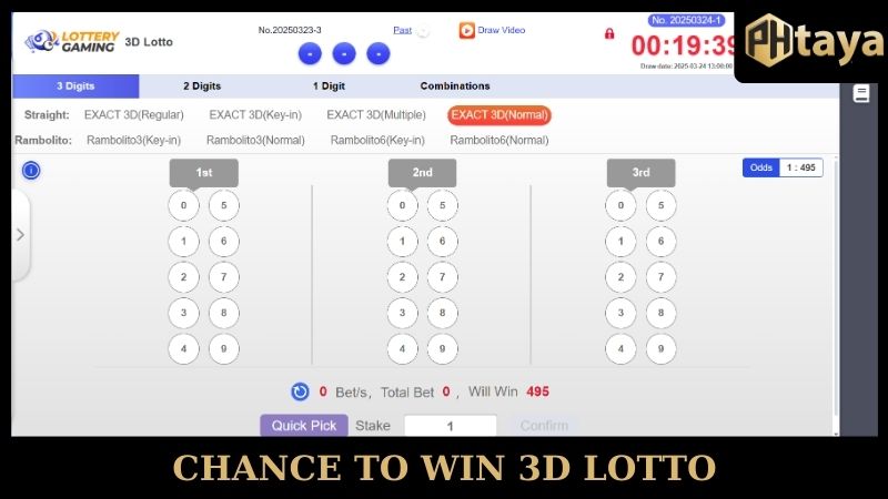 Chance to win 3D Lotto PHTAYA