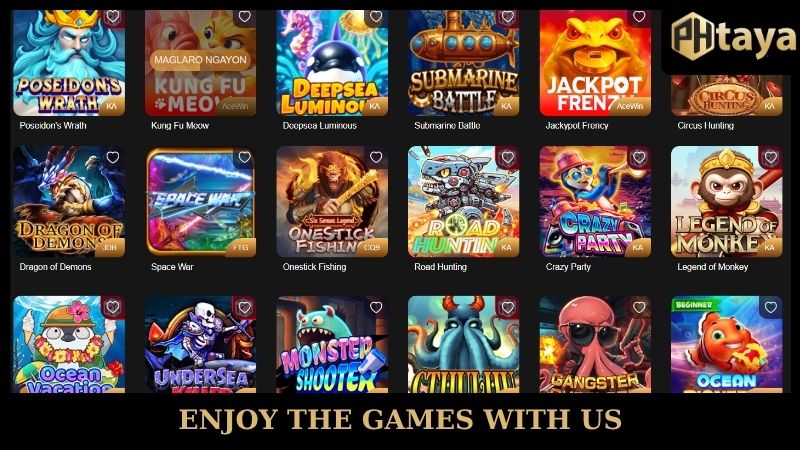 Fishing Phtaya - Your Ultimate Guide to an Underwater Gaming Adventure 8 Enjoy the Fishing games at PHTAYA