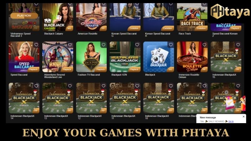 Enjoy your games with PHTAYA