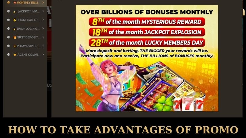 How to take advantages of promotion PHTAYA