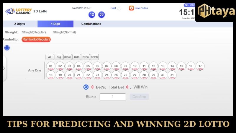Tips for predicting and winning 2D Lotto PHTAYA
