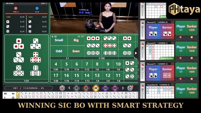 Winning Sic Bo PHTAYA with smart strategy